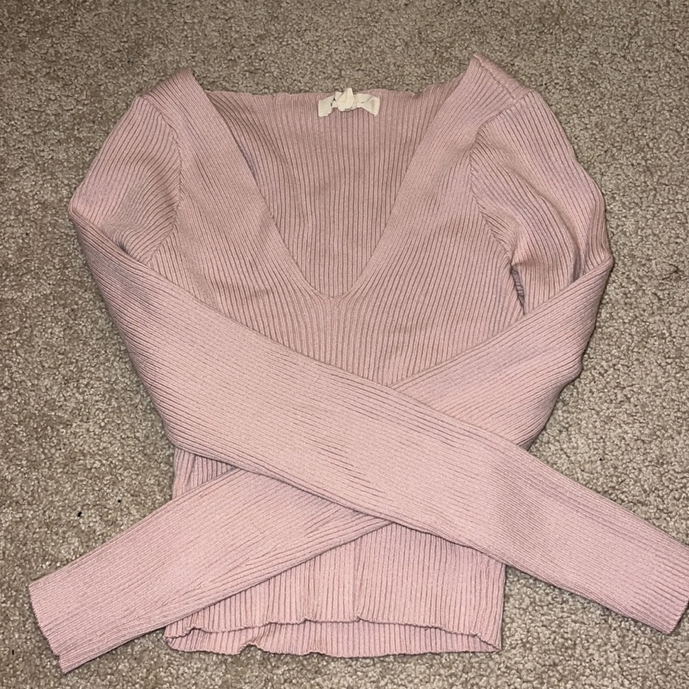 LA Hearts Pink Sweater